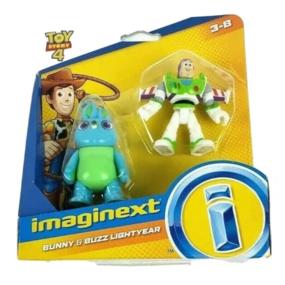 Imaginext Fisher Price Disney Pixar Toy Story 4 Bunny And Buzz Lightyear NIP